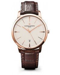 Vacheron Constantin Patrimony Contemporary  Automatic Men's Watch, 18K Rose Gold, Silver Dial, 85180/000R-9248