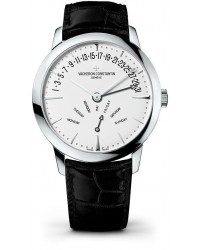 Vacheron Constantin Patrimony Retrograde  Automatic Men's Watch, 18K White Gold, Silver Dial, 86020/000G-9508