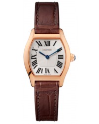 Cartier Tortue  Automatic Women's Watch, 18K Rose Gold, Silver Dial, W1556360