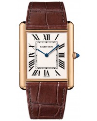 Cartier Tank Louis  Automatic Men's Watch, 18K Rose Gold, White Dial, W1560017
