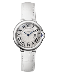 Cartier Ballon Bleu  Quartz Women's Watch, Stainless Steel, Silver Dial, W6920086