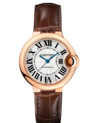 Cartier Ballon Bleu  Automatic Women's Watch, 18K Rose Gold, Silver Dial, W6920097