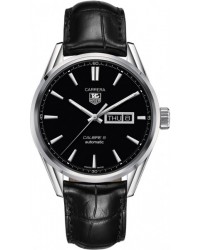 Tag Heuer Carrera  Automatic Men's Watch, Stainless Steel, Black Dial, WAR201A.FC6266