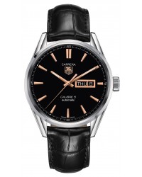 Tag Heuer Carrera  Automatic Men's Watch, Stainless Steel, Black Dial, WAR201C.FC6266