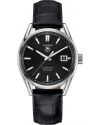 Tag Heuer Carrera  Automatic Men's Watch, Stainless Steel, Black Dial, WAR211A.FC6180