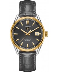 Tag Heuer Carrera  Automatic Men's Watch, 18K Yellow Gold, Grey Dial, WAR215C.FC6336
