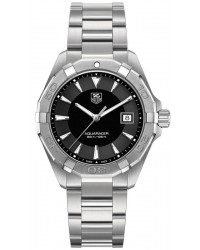 Tag Heuer Aquaracer  Quartz Men's Watch, Stainless Steel, Black Dial, WAY1110.BA0910