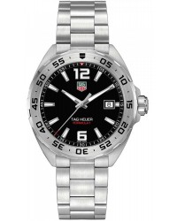 Tag Heuer Formula 1  Quartz Men's Watch, Stainless Steel, Black Dial, WAZ1112.BA0875
