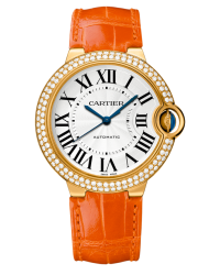 Cartier Ballon Bleu  Automatic Women's Watch, 18K Yellow Gold, Silver Dial, WE900451