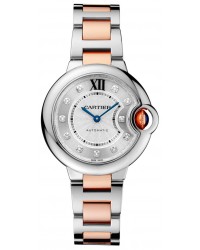 Cartier Ballon Bleu  Automatic Women's Watch, Stainless Steel, Silver Dial, WE902061