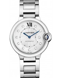 Cartier Ballon Bleu  Automatic Women's Watch, Stainless Steel, Silver Dial, WE902075