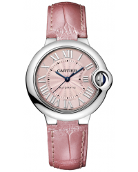 Cartier Ballon Bleu  Automatic Women's Watch, Stainless Steel, Pink Dial, WSBB0002