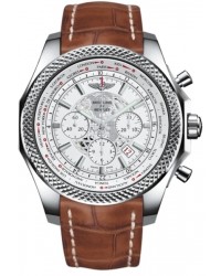 Breitling Bentley B05 Unitime  Chronograph Automatic Men's Watch, Stainless Steel, White Dial, AB0521U0.A755.754P