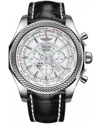 Breitling Bentley B05 Unitime  Chronograph Automatic Men's Watch, Stainless Steel, White Dial, AB0521U0.A755.760P