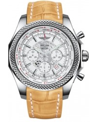 Breitling Bentley B05 Unitime  Chronograph Automatic Men's Watch, Stainless Steel, White Dial, AB0521U0.A755.896P