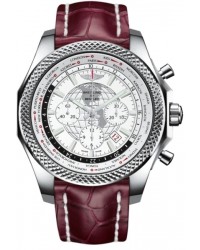 Breitling Bentley B05 Unitime  Chronograph Automatic Men's Watch, Stainless Steel, White Dial, AB0521U0.A768.750P