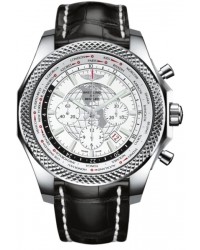 Breitling Bentley B05 Unitime  Chronograph Automatic Men's Watch, Stainless Steel, White Dial, AB0521U0.A768.761P