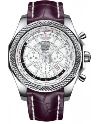 Breitling Bentley B05 Unitime  Chronograph Automatic Men's Watch, Stainless Steel, White Dial, AB0521U0.A768.789P