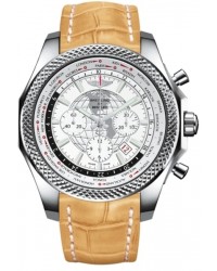 Breitling Bentley B05 Unitime  Chronograph Automatic Men's Watch, Stainless Steel, White Dial, AB0521U0.A768.897P