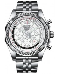 Breitling Bentley B05 Unitime  Chronograph Automatic Men's Watch, Stainless Steel, White Dial, AB0521U0.A768.990A