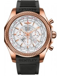Breitling Bentley B05 Unitime  Chronograph Automatic Men's Watch, 18K Rose Gold, White Dial, RB0521U0.A756.220S