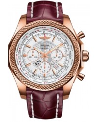Breitling Bentley B05 Unitime  Chronograph Automatic Men's Watch, 18K Rose Gold, White Dial, RB0521U0.A756.751P