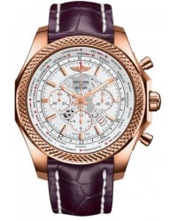 Breitling Bentley B05 Unitime  Chronograph Automatic Men's Watch, 18K Rose Gold, White Dial, RB0521U0.A756.789P