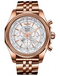 Breitling Bentley B05 Unitime  Chronograph Automatic Men's Watch, 18K Rose Gold, White Dial, RB0521U0.A756.990R