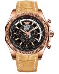 Breitling Bentley B05 Unitime  Chronograph Automatic Men's Watch, 18K Rose Gold, Black Dial, RB0521U4.BE02.896P