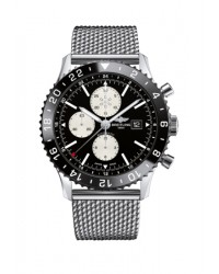Breitling Chronoliner  Automatic Men's Watch, Stainless Steel, Black Dial, Y2431012.BE10.152A