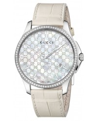Gucci G-Timeless  Quartz Men's Watch, Stainless Steel, Mother Of Pearl Dial, YA126306