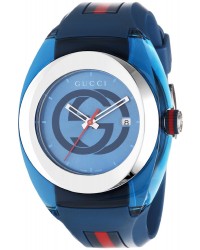 Gucci Sync  Quartz Men's Watch, Stainless Steel, Blue Dial, YA137104