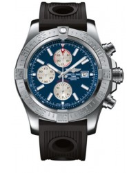 Breitling Super Avenger II  Chronograph Automatic Men's Watch, Stainless Steel, Blue Dial, A1337111.C871.201S