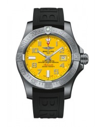 Breitling Avenger II Seawolf  Automatic Men's Watch, Stainless Steel, Yellow Dial, A1733110.I519.153S