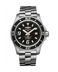 Breitling Superocean 44  Automatic Men's Watch, Stainless Steel, Black Dial, A1739102.BA80.134A