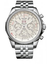 Breitling Bentley 6.75  Chronograph Automatic Men's Watch, Stainless Steel, Silver Dial, A4436412.G679.990A