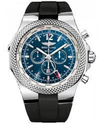 Breitling Bentley GMT  Chronograph Automatic XL Men's Watch, Stainless Steel, Blue Dial, A4736212.C768.210S