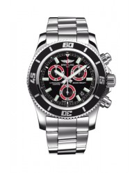 Breitling Superocean  Chronograph Quartz Men's Watch, Stainless Steel, Black Dial, A73310A8.BB72.160A
