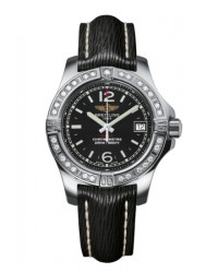 Breitling Colt  Super-Quartz Women's Watch, Stainless Steel, Black Dial, A7738853.BD46.208X