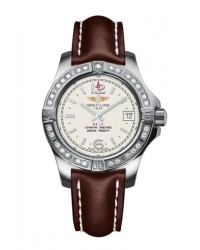 Breitling Colt  Super-Quartz Women's Watch, Stainless Steel, Silver Dial, A7738853.G793.410X