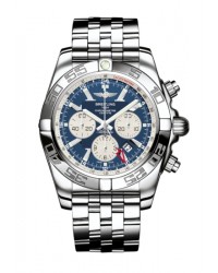 Breitling Chronomat GMT  Chronograph Automatic Men's Watch, Stainless Steel, Blue Dial, AB041012.C834.383A
