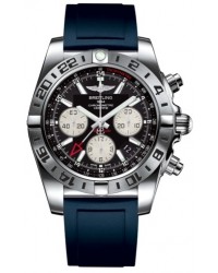 Breitling Chronomat 44 GMT  Automatic Men's Watch, Stainless Steel, Black Dial, AB0420B9.BB56.145S