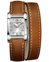 Baume & Mercier Hampton Classic  Quartz Women's Watch, Stainless Steel, Silver Dial, MOA10110