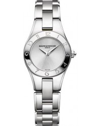 Baume & Mercier Linea  Quartz Women's Watch, Stainless Steel, Silver Dial, MOA10138