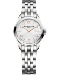 Baume & Mercier Clifton  Quartz Women's Watch, Stainless Steel, Silver Dial, MOA10175