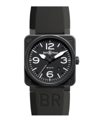 Bell & Ross   Automatic Men's Watch, PVD, Black Dial, BR0392-BL-CE