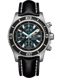 Breitling Superocean Chronograph II  Chronograph Automatic Men's Watch, Stainless Steel, Black Dial, A1334102.BA83.435X