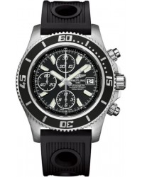 Breitling Superocean Chronograph II  Chronograph Automatic Men's Watch, Stainless Steel, Black Dial, A1334102.BA84.200S