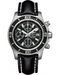 Breitling Superocean Chronograph II  Chronograph Automatic Men's Watch, Stainless Steel, Black Dial, A1334102.BA84.435X