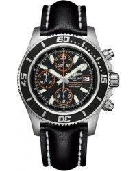 Breitling Superocean Chronograph II  Chronograph Automatic Men's Watch, Stainless Steel, Black Dial, A1334102.BA85.435X